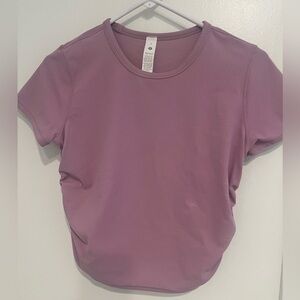 lululemon athletica Short Sleeve Tee in Mauve Pink